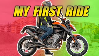 KTM Duke 890 MY FIRST RIDE