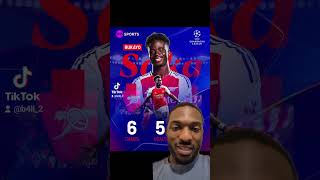 Saka Continues to Shine for Arsenal #footballedits #championsleague #saka #bukayosaka #trending#goal