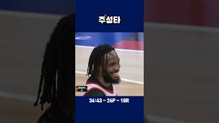 1R 모비스 vs SK 경기 MVP 자밀 워니