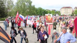 У Памятника Советской Армии -1, Болгария, 9.05.2015, ШЕСТВИЕ В ЧЕСТЬ 70-ЛЕТИЯ ПОБЕДЫ над ФАШИЗМОМ