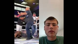 Jake Paul attacks Mike Perry 😳😱 #jakepaul #youtube #shorts #viral #fyp #trending #boxing