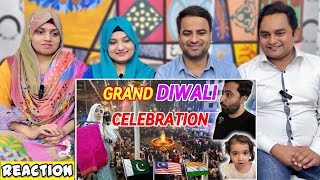 Pakistani Couple At The Biggest Diwali Fireworks Celebration | Famous Indian Chai Review | Reaction!