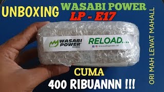 Unboxing wasabi power LP-E17 untuk canon dslr | auto ke detect di kamera