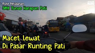 Macet Lewat di Pasar Runting Pati