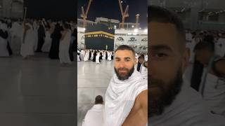 Karim bezema performed umrah 😍 #footballerlife #france #realmadrid #karimbenzema