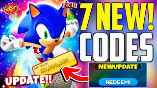 *NEW*ALLSonic Speed Simulator codes October 2024