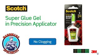 3M Scotch Super Glue Gel in Precision Applicator