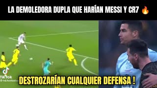 NO CREERÁS LAS MARAVILLAS QUE HABRIAN HECHO CRISTIANO RONALDO Y MESSI JUGANDO JUNTOS 🔥