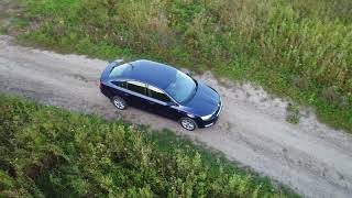 Skoda Rapid с квадрокоптера DJI Phantom 4 pro +