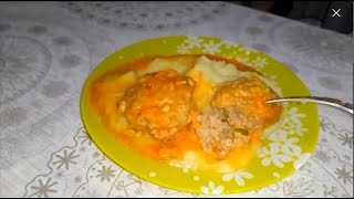 Мясные тефтели с кабачком, очень сочные и вкусные!