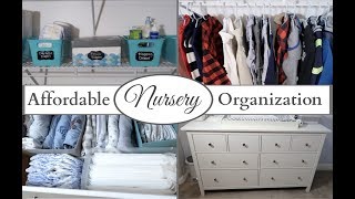 NURSERY ORGANIZATION || NURSERY STORAGE || ORGANIZATION TIPS || IKEA ORGANIZATION || MELISSA MARIE