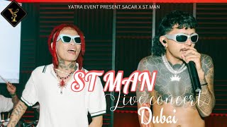 ST MAN LIVE CONCERT IN DUBAI 🇦🇪 || ST MAN "INDIA" NEW SONG || CRAZY FANS ❤️🔥@stmanofficial8