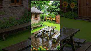 The Quaint Little 😲Courtyard Is Full of Life🥰 #shorts #ytshots #viral #trending