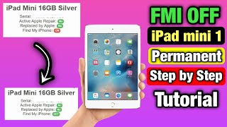 iPad mini 1 Free Turn off Find My iPhone permanently