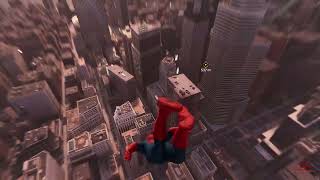 Marvel’s Spider-Man Remastered | Open World Free Roam Gameplay | Web Hanging Spider Man Remastered