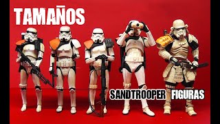 Tamaños : Sandtroopers Figuras