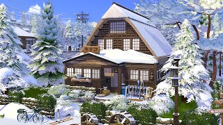 Traditional Japanese Farmhouse ❄️ Winter Rental || The Sims 4: Stop Motion (No CC)