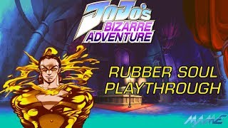 JoJo's Bizarre Adventure: Rubber Soul Playthrough (MAME) (1440p 60fps)