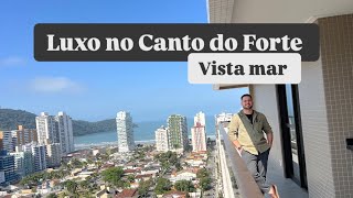 Ápice no Canto do Forte com vista Mar, Morro e Livre definitiva