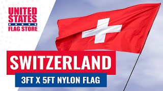 Switzerland Flag 3ft x 5ft Nylon