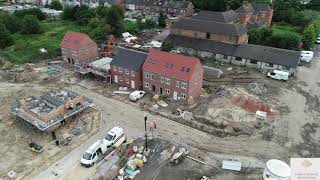 Drone video of Hawthorne Meadows construction site