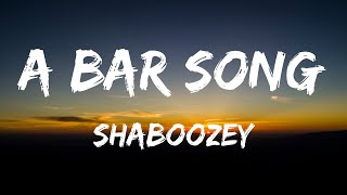 Shaboozey - A Bar Song (Lyrics )