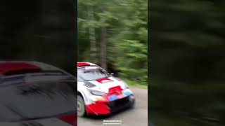 Takamoto Katsuta | Toyota Yaris Rally 1 Jump | Secto Rally Finland 2023 🚗🔊🔥#youtubeshorts #wrc