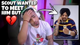 Scout Reaction on Sidhu Moosewala RIP 💔| Sad Reaction 😔| Scout Shocked!