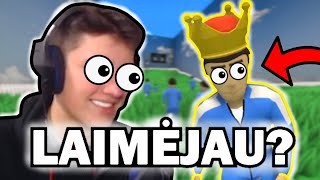 LAIMĖJAU SQUID GAME! | CRAB GAME LIETUVIŠKAI