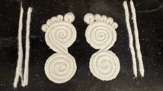 Easy Rangoli for beginners || Rangoli designs