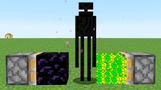 enderman + obsidian + xp = ???