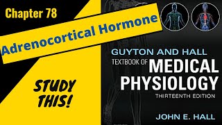 Guyton and Hall Medical Physiology (Chapter 78) REVIEW Adrenocortical hormones || Study This!