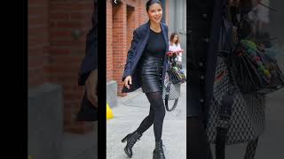 Adriana Lima 's Street style #fashion #celebrity #chic#short♥️❤️