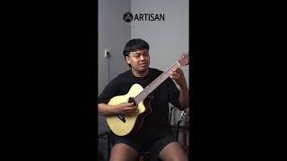 Review ARTISAN Gitar Akustik 3/4 AR APX3/4 Tanam Besi Senar String, Test Sound