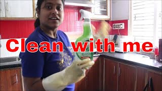 DAILY KITCHEN CLEANING ROUTINE | SreyaandRayan