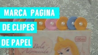 Personalizando clipes de papel - a menina borboleta