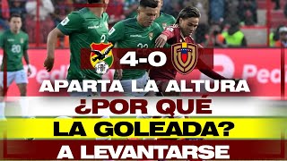 ANÁLISIS EN FRÍO BOLIVIA 4 VENEZUELA 0 - ¿POR QUÉ LA GOLEADA?