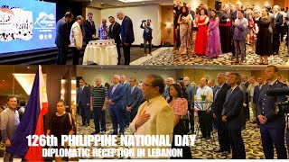 PHILIPPINE NATIONAL DAY DIPLOMATIC RECEPTION IN LEBANON