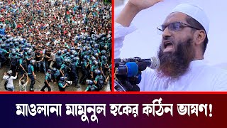 জাতি ও অন্তর্বর্তী সরকারের উদ্দেশ্যে যা বললেন মাও. মামুনুল হক mawlana mamunul haque bangla waz 2024