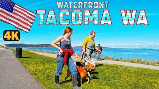 Waterfront - Tacoma, WA USAI Biking - April 2023 I Spring Time I #WanderingLeisure #usa #bikingtour