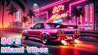 80's Miami Vibes | Lofi Synthwave Night Drive