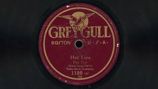 "Hot Lips" - Eddie Davis Orchestra (1922) - Featuring Loren McMurray