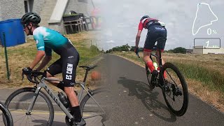 En  ECHAPPEE dès les premiers tours !! // Course cycliste Rai