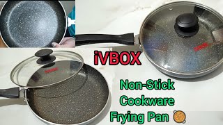 iVBOX Non-Stick Cookware Frying Pan With Glass Lid Unboxing from Flipkart | Best Frying Pan | iVBOX