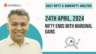 NIFTY and BANKNIFTY Analysis for tomorrow 24 April