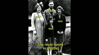 The Royal family in 1920s #Queenmother #QueenElizabeth #kingGeorgeVI #princessMargaret #evolution