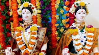 महालक्ष्मी डेकोरेशन| गौरी गणपती डेकोरेशन| Mahalaxmi decoration||Mahalakshmi decoration