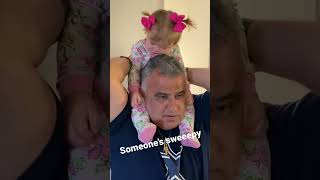 Falling asleep on Papa 💤 #aww #viral #trending #fyp #shorts #dad #love #family #cute #cutebaby