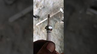 busi baru kok bisa patah begini #busi #sparkplug #patah #honda #beat #shorts