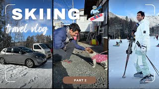 Skiing in Japan | Nagano Ryuoo Ski Park | Road Trip Vlog Part 2